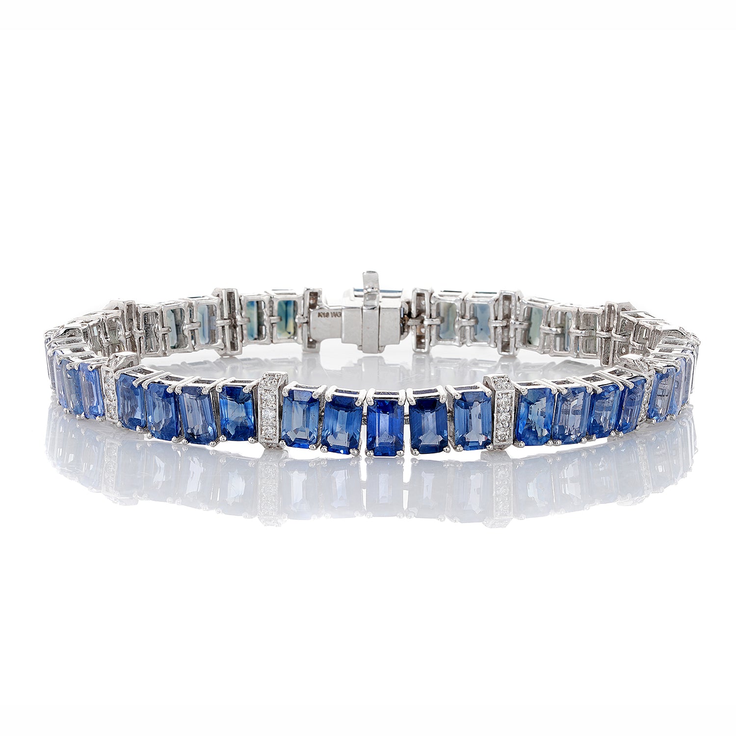 Blue Green Ombre Bracelet