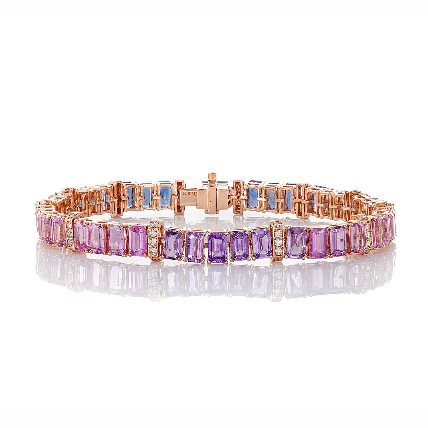 Blue Purple Ombre Bracelet