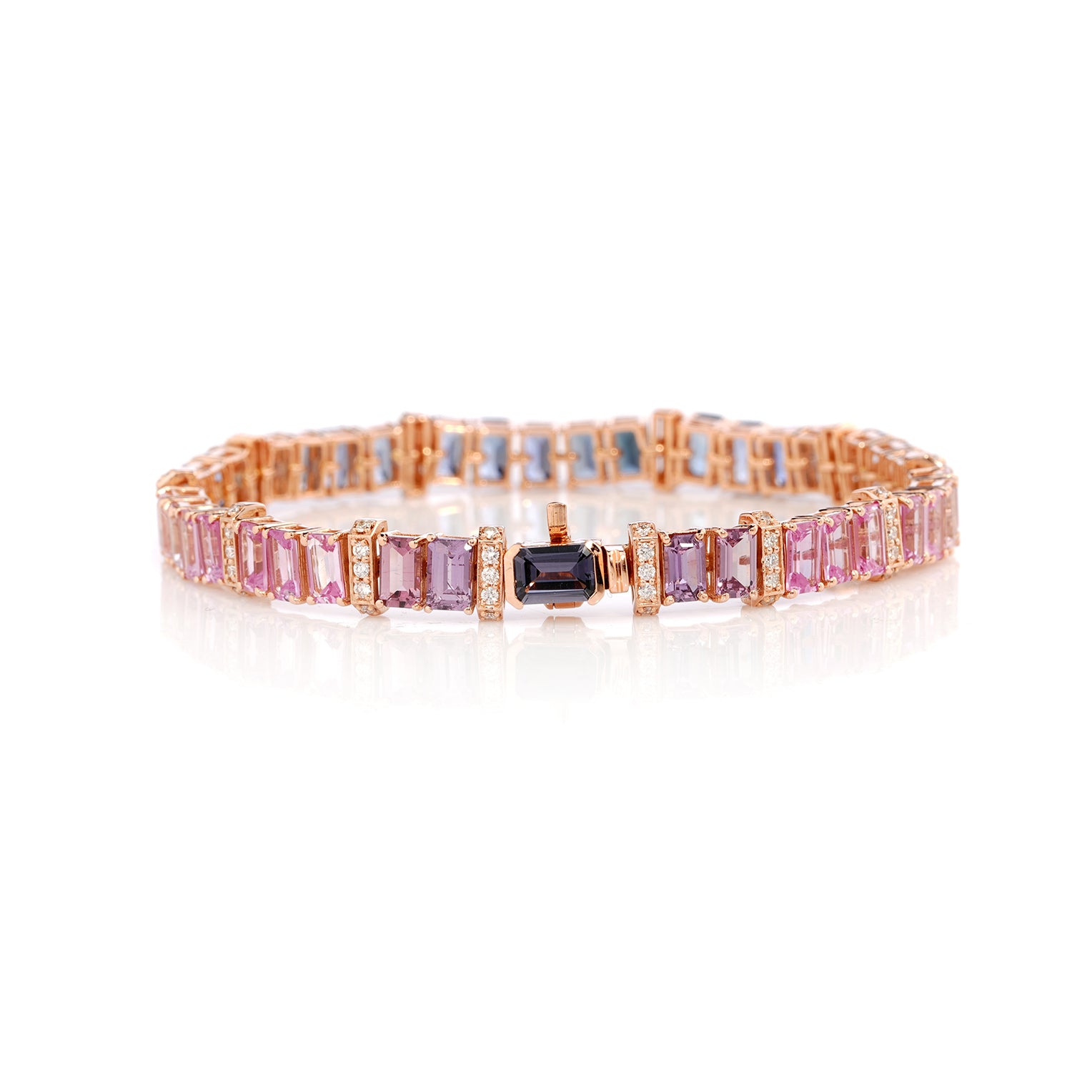 Pink Blue Ombre Bracelet