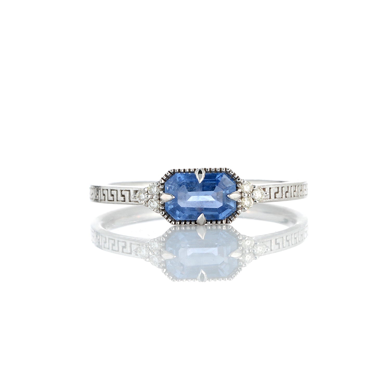 Art Deco Tanzanite Band Ring