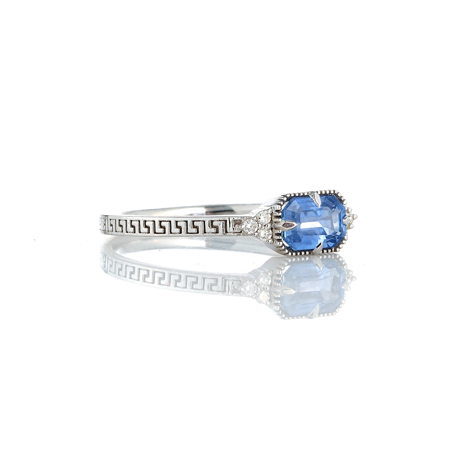 Art Deco Tanzanite Band Ring